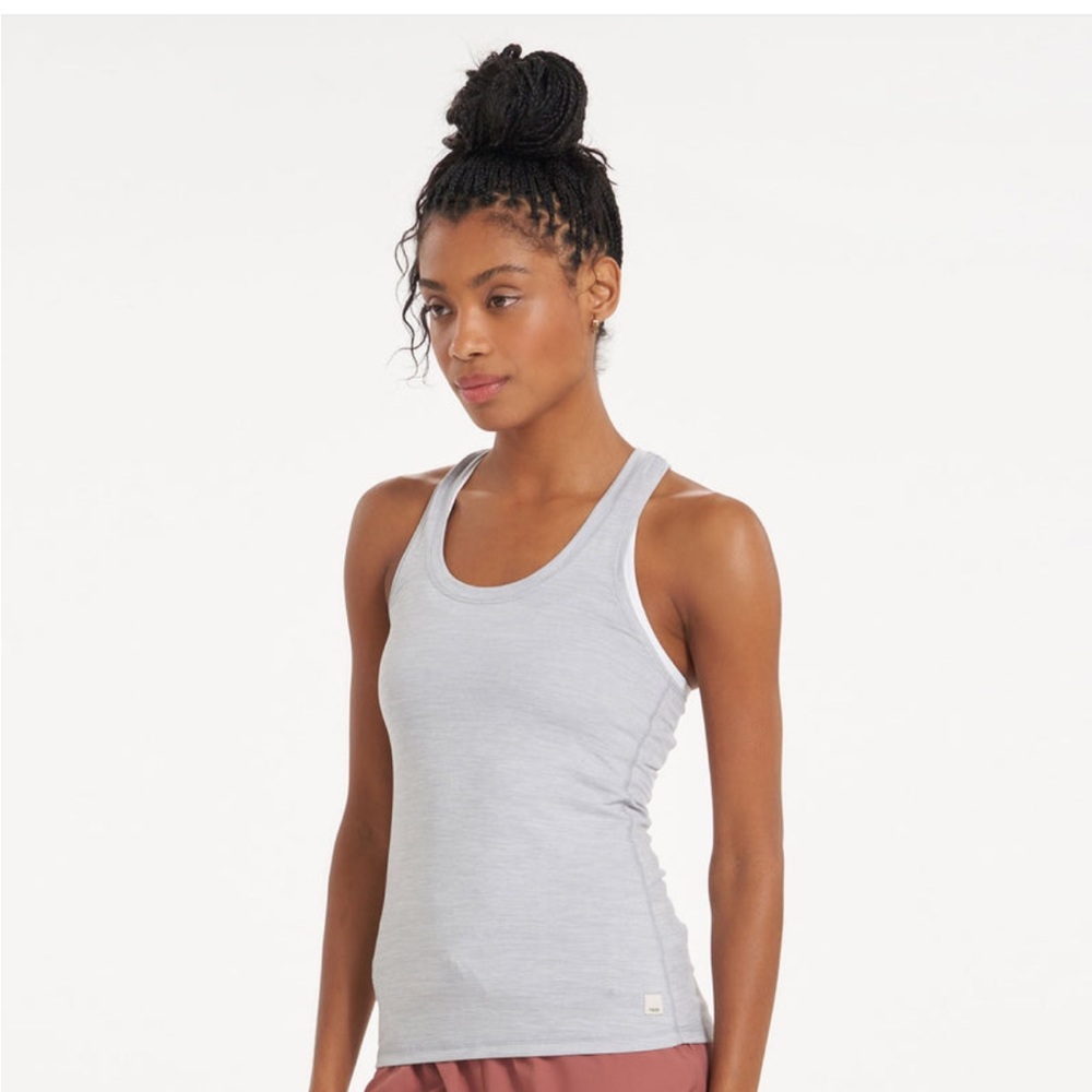 Viouri lux gray heather performance tank